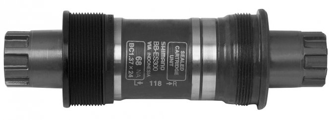 Střed s osou BB-ES300 Octalink BSA 73 mm